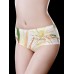 Floral Printed Ice Silk Seamless Low Waist Comfy Briefs