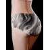 Ice Silk Seamless Printed Mid Waist Briefs