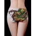 Ice Silk Seamless Low Waist Printing Cotton Crotch Briefs