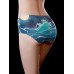 Low Waist Ice Silk Seamless Printed Breathable Briefs