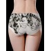 Low Waist Seamless Printed Cotton Crotch Briefs