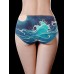 Low Waist Ice Silk Seamless Printed Breathable Briefs