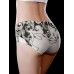 Low Waist Seamless Printed Cotton Crotch Briefs